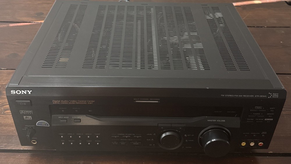 SONY STR-DE945 HiFi Dolby Digital DTS 5.1 AV Receiver AM/FM Stereo