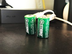 CR2 5046LC Rechargeable Li-Ion Battery Portable with USB cable 3.7V 1000mWh BMS