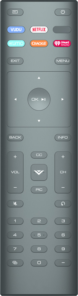 Vizio XRT136 2017 Remote for M50-E1 M55-E0 M65-E0 M70-E3 M75-E1 Amazon hotKey