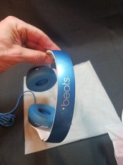 Beats by Dr. Dre Solo2 Wired on Ear Headphones – Metalic Blue NEW WITHOUT BOX!