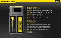 Nitecore i2 2016 Intellicharger Charger for 16340 RCR123A 14500 and more