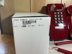 Cortelco 2554-MD-RD 255447-VBA-20M D Wall Valueline Red! Office! Emergency! 2554