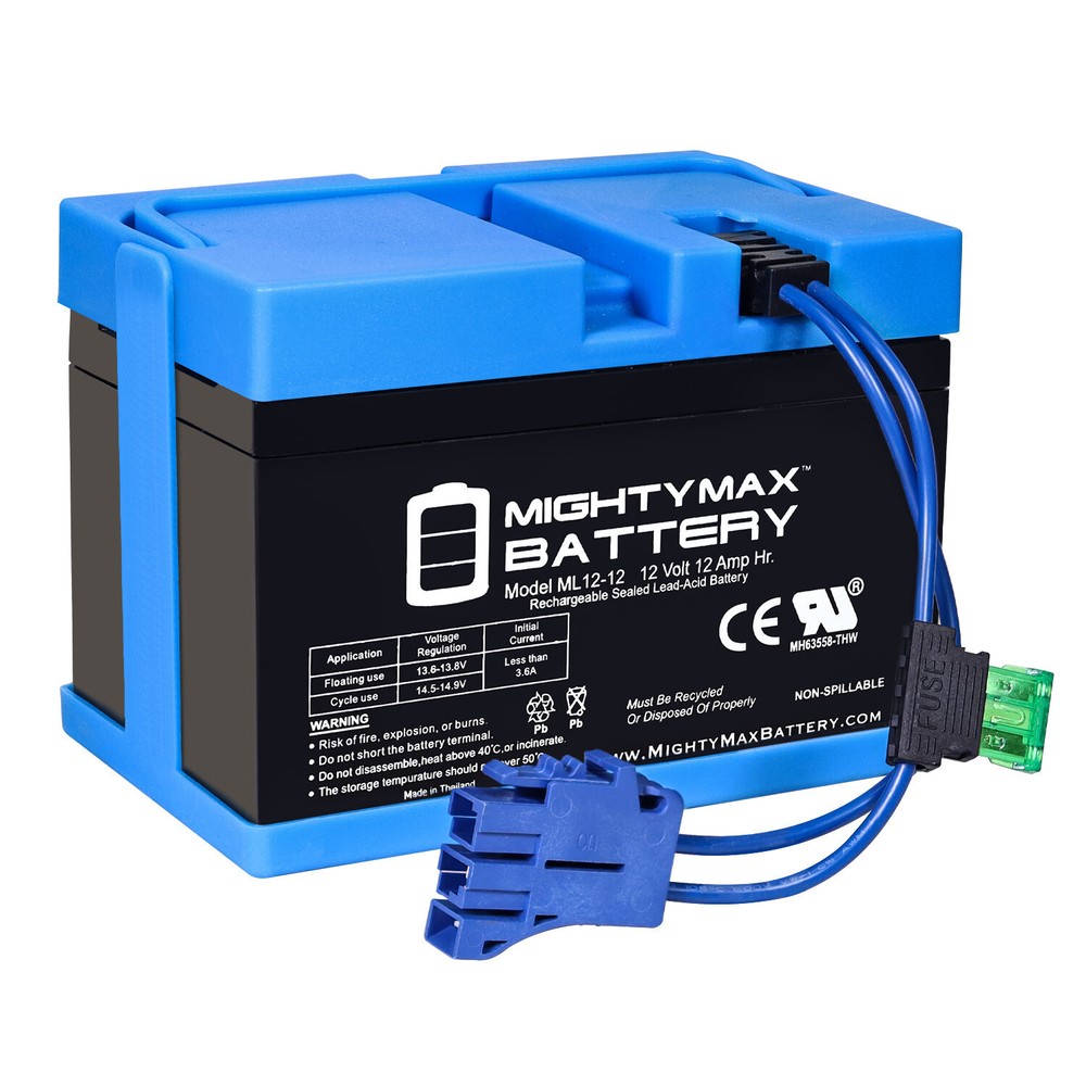Mighty Max 12V 12AH Replacement Battery Compatible with Kid Trax Ride On Toys
