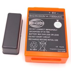 1Pc BA225030 6V Battery + DC 24V Charger for HBC Remote Control Crane FUB 05AA