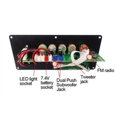 30-120W Power Amplifier Board USB Dac FM Radio TF Player Subwoofer bluetooth