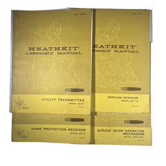 Lot of 4 Heathkit Assembly Manuals GD-97, GD-77, GD-113 and GDA-209-1