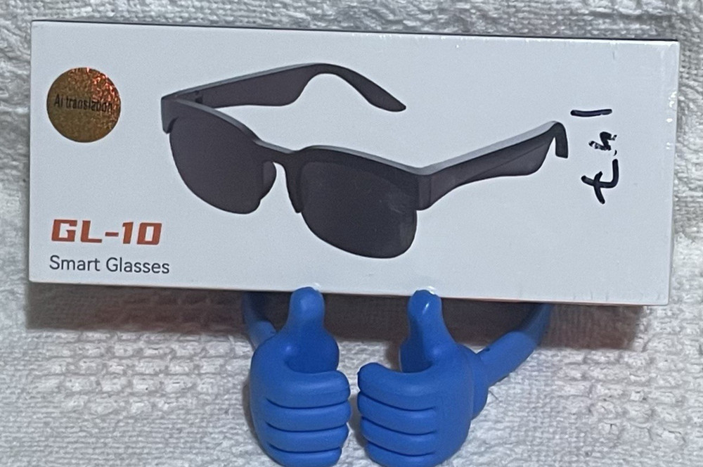 GL-10 Smart Glasses Wireless Bluetooth Audio Sunglasses Touch Control New