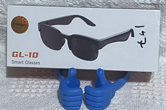 GL-10 Smart Glasses Wireless Bluetooth Audio Sunglasses Touch Control New