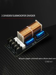 300W 4-8Ω Passive Subwoofer Speaker Crossover Audio Bass Frequency Divider New88