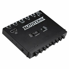 Autotek Car Audio Equalizer 4-Band / 9-Volt Line-Driver Multiple-Source Signal
