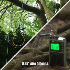 Raddy RF75A APP Control Shortwave Radio AM/FM/VHF/SW/WB Weather Radio Bluetooth