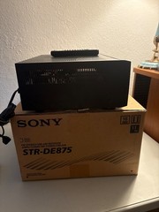 SONY STR-DE875 5.1 HOME THEATER RECEIVER FOR PARTS REPAIR W/ ORIGINAL BOX
