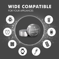 Premium Lr44 Button Cell 1.5v Alkaline Batteries Ag13 20 Pack—[Ultra Power] Cell