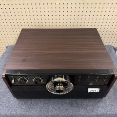 Victrola Empire Bluetooth 6-in-1 Record Player VTA-370B.2, Brown (Used)d #2381
