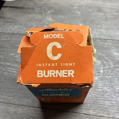 VINTAGE NEW OLD STOCK ALADDIN 21C INSTANT LIGHT BURNER ORIGINAL BOX