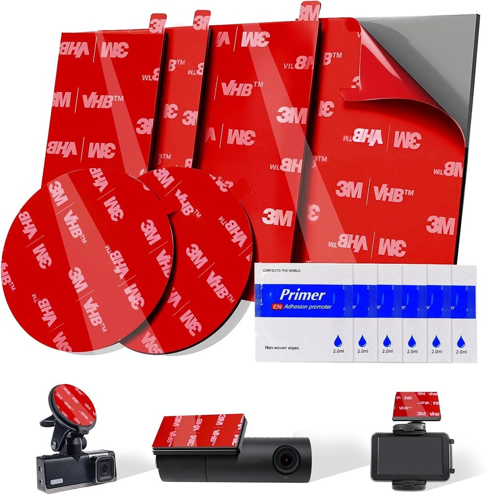 6 Pcs Dash Cam Adhesive Pads, Double Sided Pads for Car…