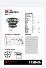 Focal Access 165AS3 , Aluminum pods for Focal Access Midrange and Tweeters..