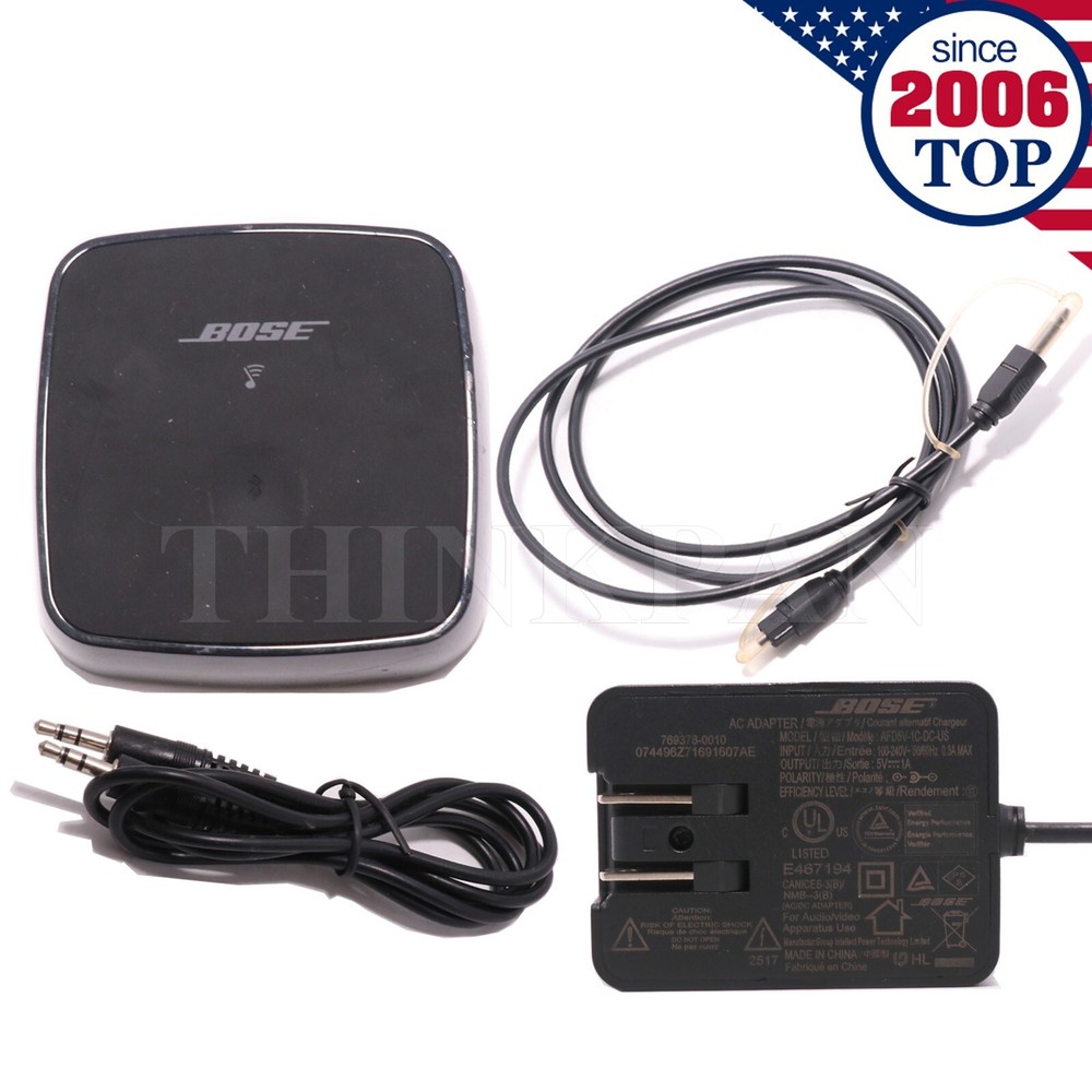 Bose Soundtouch Wireless Link Adapter (422921) & Wall Charge & Related Cables