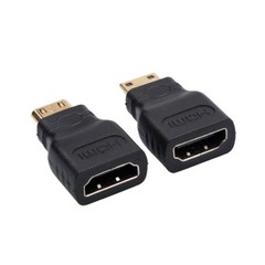 Mini HDMI Male to HDMI Female Converter Adapter Cable Connector 1080P