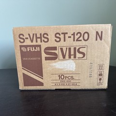 Lot Case Of 10 Fujifilm S-VHS ST-120 Premium Video Tape 6 Hours NEW SEALED
