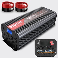 4000W RV LCD USB Inversores de corriente para coche CC 24V a CA 110V Barco