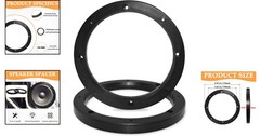 Durable 6.5-inch Speaker Ring Mounts – Professional ABS Spacers for Car Audio