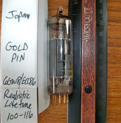 Strong Realistic Lifetime GOLD PIN 6GW8 / ECL86 Tube – Japan
