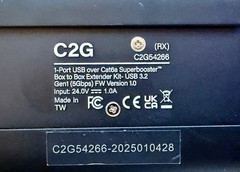 C2G Superbooster® 1-Port USB over Cat6a Box to Box Extender Kit – USB 3.2 Gen1