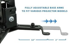 Mount-It! Wall or Ceiling Projector Mount with Universal LCD/DLP Mounting