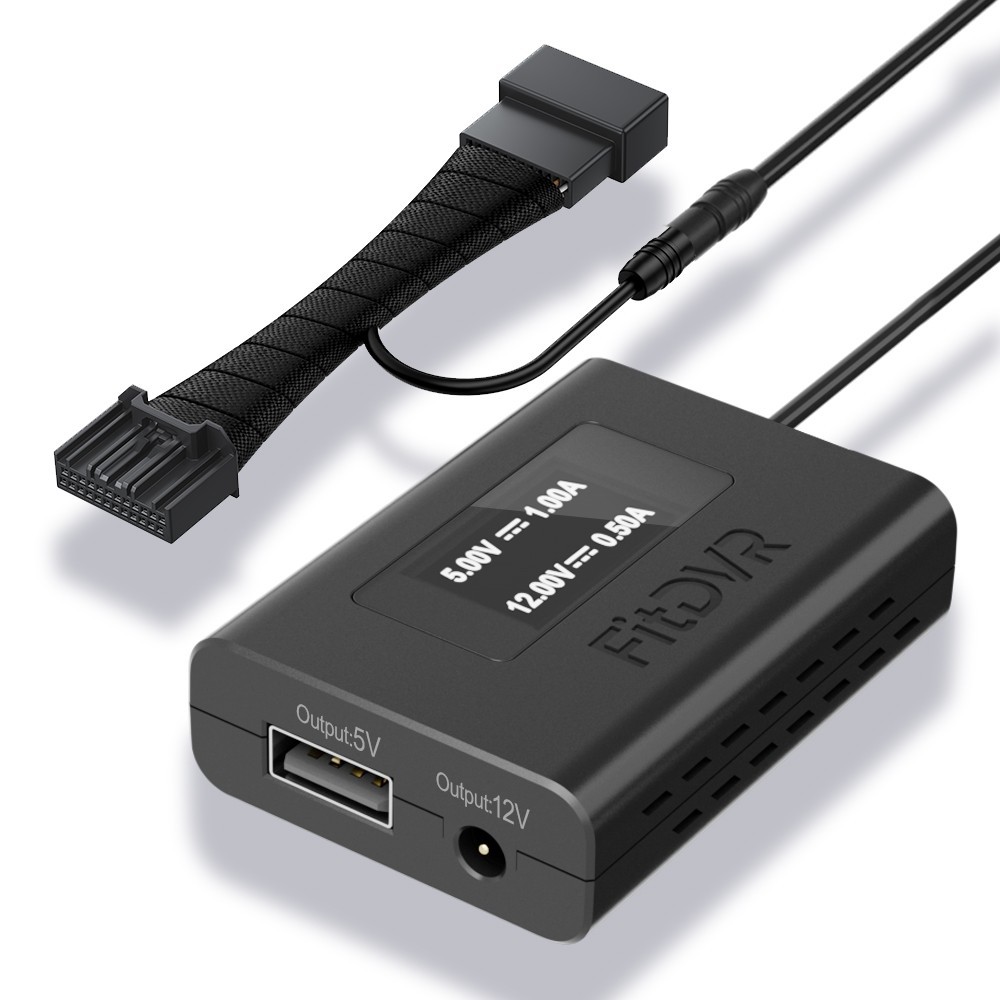 FitDVR Dash Cam Power Adapter (24-Pin) for Acura RDX 2019-2025, TLX 2020-2023.