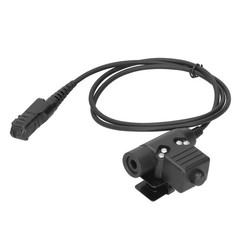 Portable Metal+ABS Walkie-Talkie Headset PTT Cable For Motorola Radio P6600 6620