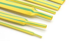 50 FT 50′ Feet GREEN & YELLOW 1/8″ 3mm Polyolefin 2:1 Heat Shrink Tubing RoHS UL