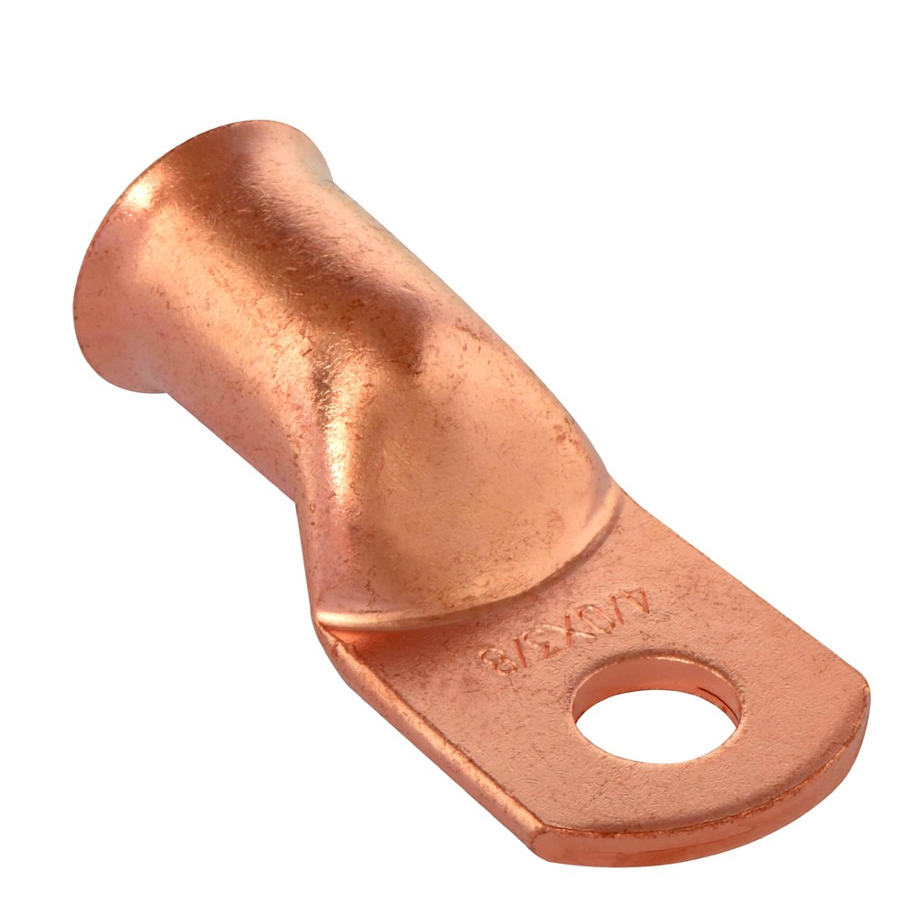 5pcs 4/0 AWG GA 3/8″ Copper Wire Ring Terminal Crimp Welding Cable Lug Connector