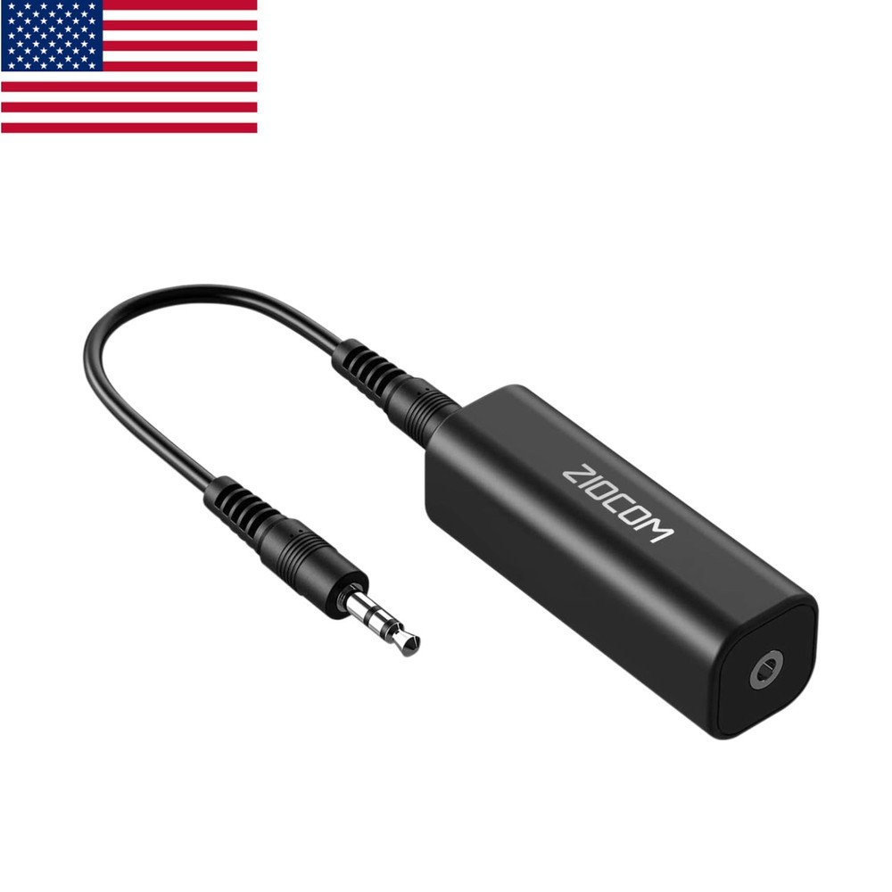 Plug and Play Ground Loop Noise Filter with 3.5mm Aux Cable for Superior Sound