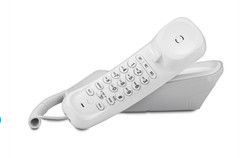 AT&T Trimline Corded Phone with Caller ID, White TR1909