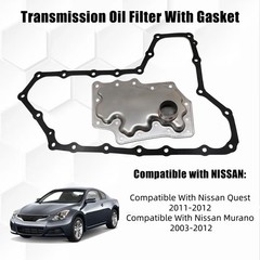 XQSMWF Automatic Auto Transmission Oil Filter with Pan Gasket Kit Compatible …