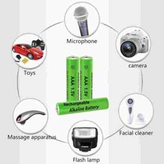 16 Pack AA AAA Rechargeable Batteries 1.5V 3000mAh Alkaline Battery Long Lasting