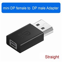 8K DP to Mini DP Adapter 2 Pack DisplayPort Male to Mini DP Female Straight