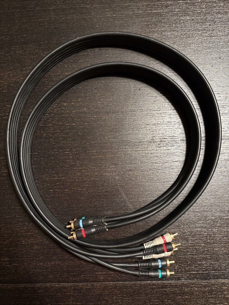 RCA Component Cable 5 Male To 5 Male Video Audio AV Hdtv Cord Adapter 3 New
