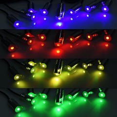 MICTUNING RGB 6 in 1 LED Car Interior Ambient Lights Strips Kit Wireless Control