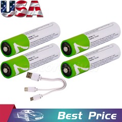 4PCS 1.5V 750mWh/2600mWh AA / AAA Battery USB Rechargeable Lithium ion Batteries