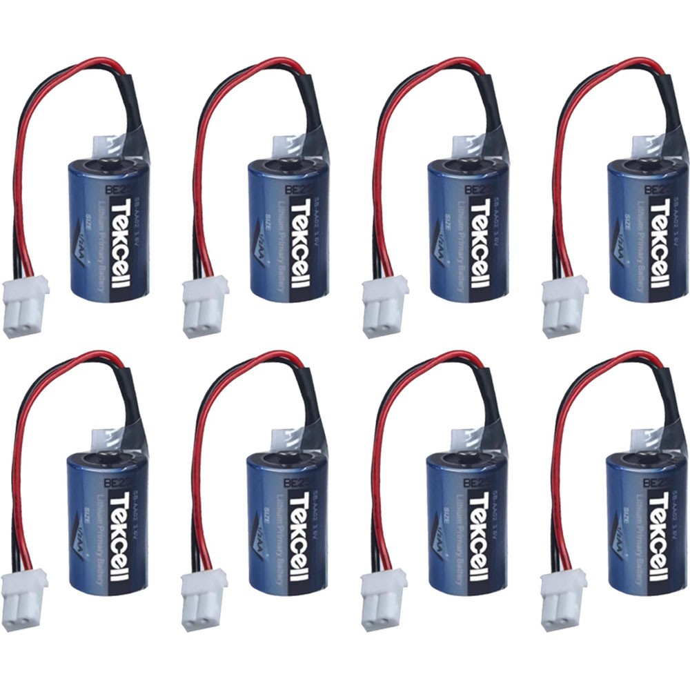 8-Pack SB-AA02 3.6V AA Battery 1200mAh Long-Lasting for Electricity Meter