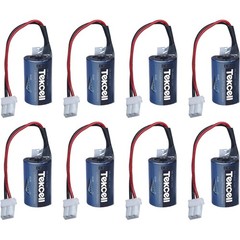 8-Pack SB-AA02 3.6V AA Battery 1200mAh Long-Lasting for Electricity Meter