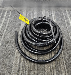 0 Gauge 40ft Black Power Ground Wire, Copper Clad Aluminum for Car Audio RV