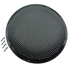 2 Pack 10 Inch Speaker Grills Cover Plastic Mesh Grill Horn PLSTIC, Black