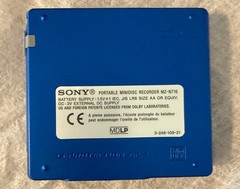 Sony MZ N710 Minidisc Player Blue in Box w/Accessories – Awesome Vintage Piece