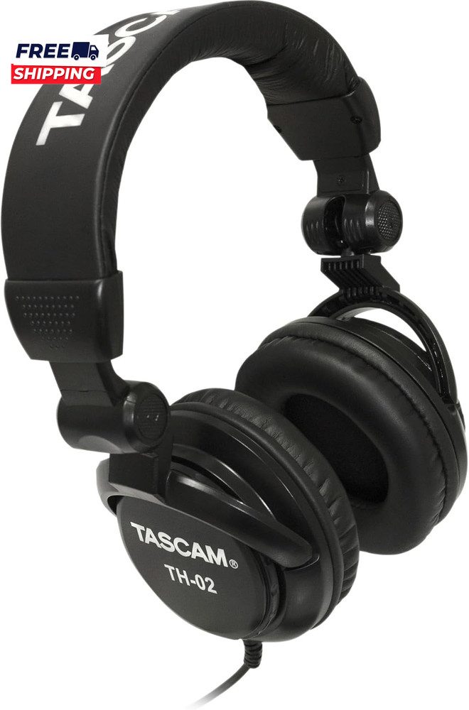 TH-02 Professional Studio Monitor Headphones Wired over Ear