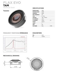 Focal Flax Evo , Alu pods for Focal Flax Evo PS165F3E Midrange and Tweeters ..