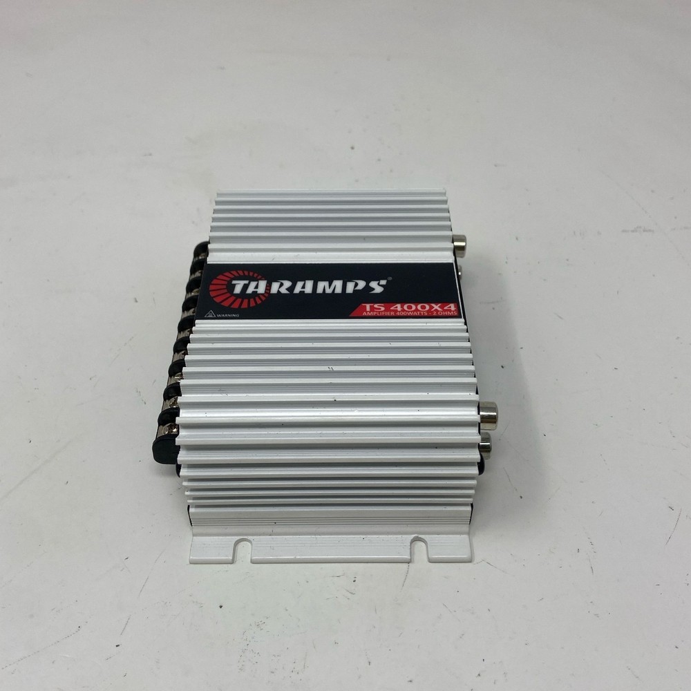 Taramps TS 400×4 V2 4-Ch Class D Amp 400W RMS Silver/Black Small