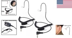 3.5mm Surveillance Balanced Armature Earpiece, Listen Only Headset for Walkie…